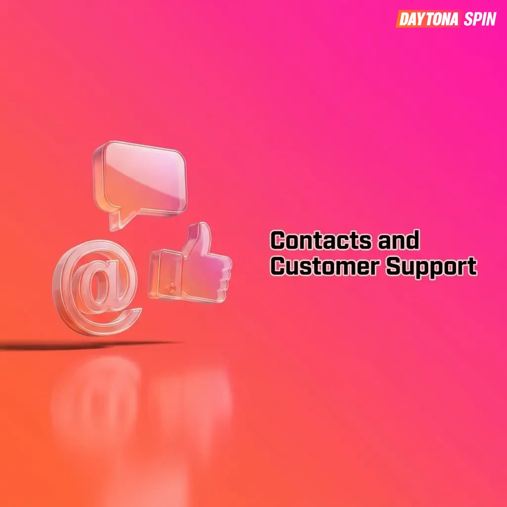 Daytona Spin customer support team available 24/7 via live chat, email, and FAQ for UK players