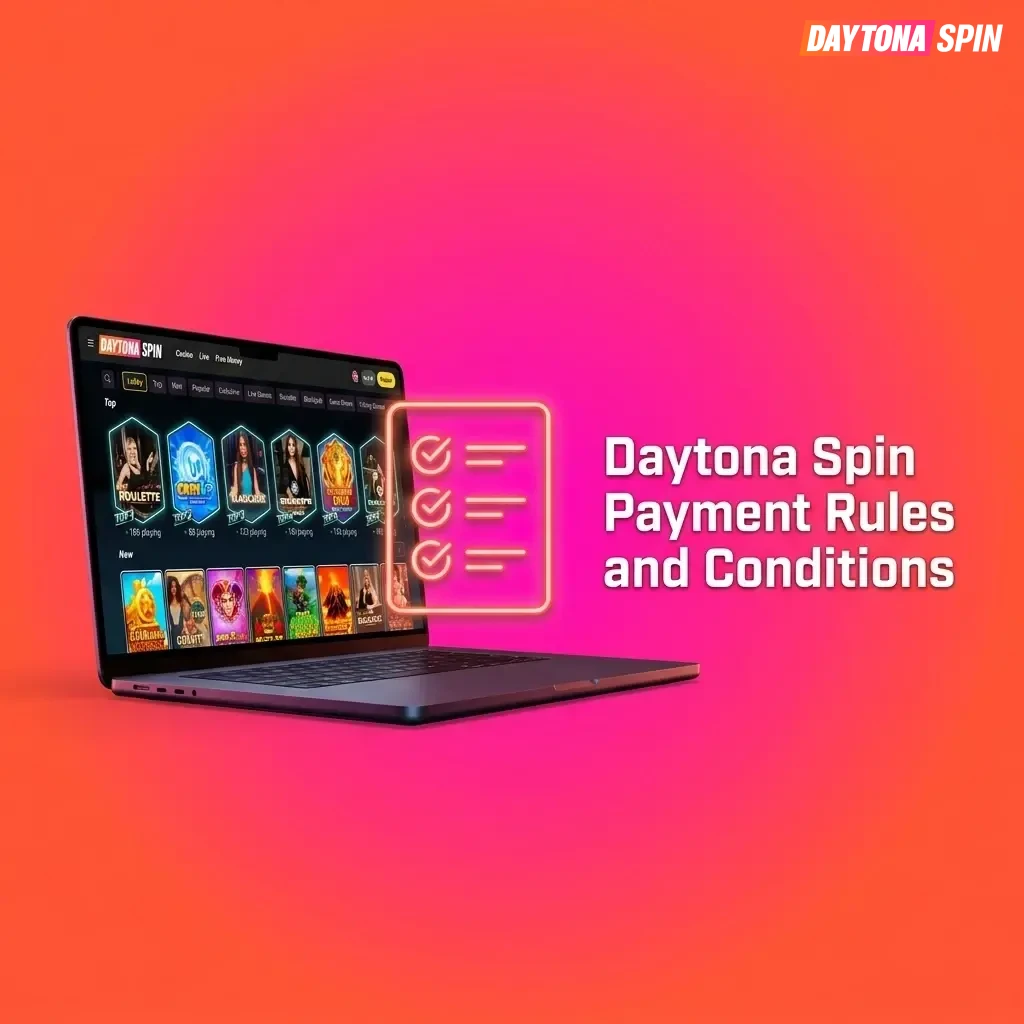 Daytona Spin payment rules covering KYC verification, AML compliance, bonus wagering, transaction limits and crypto conversion in the UK