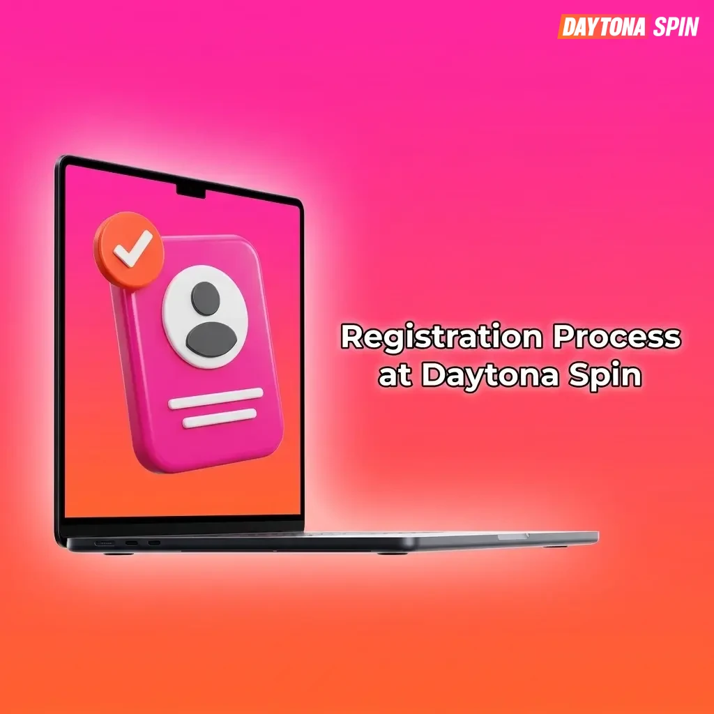 Step-by-step Daytona Spin registration process guide for UK players to create an account and claim a welcome bonus